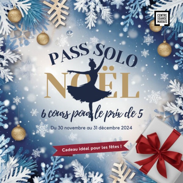 Pass Solo Noël - 5 cours + 1 ticket offert