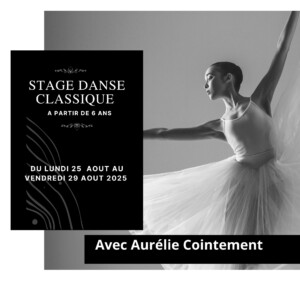 STAGE DE RENTRÉE PREMIER BALLET 6 à 13 ans