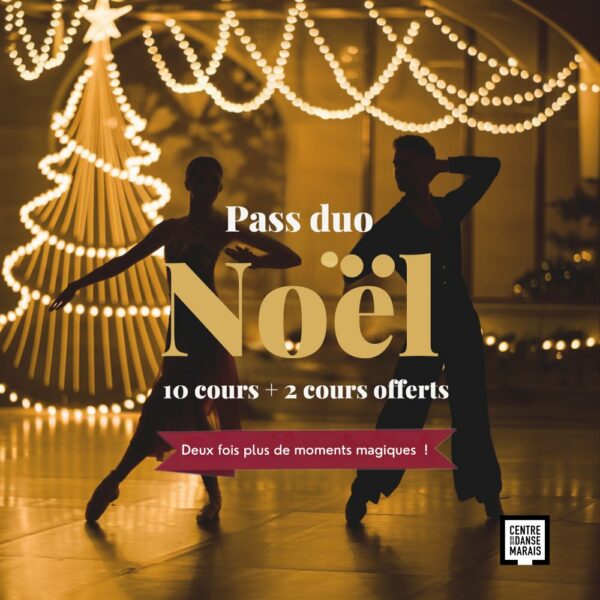 Pass Duo Noël - 10 cours + 2 tickets offerts