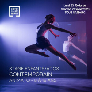 Stage Enfants Ados Animato –  Février 2026